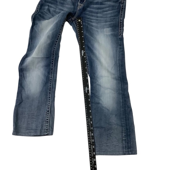 Rock Revival Johanna Bootcut Jeans Sz 29 Blue - Picture 7 of 11